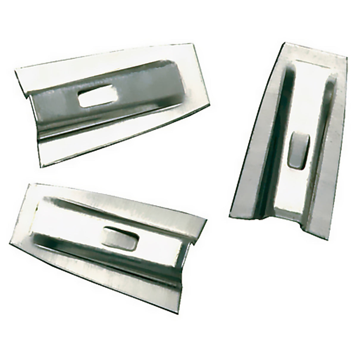 Allway - SW100 - 9.5 in. L X 1 in. W Aluminum Gray Siding Wedge 100 pk