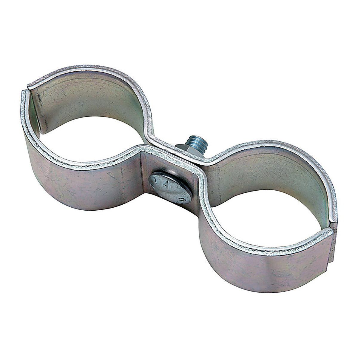 National Hardware - N344-648 - 2 in. L Zinc-Plated Silver Steel Gate Pipe Clamp - 1/Pack