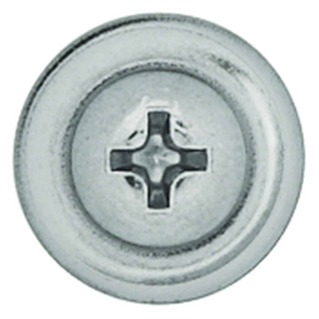 Disco|5763PK|10 x 1in #8 Head Phillips Oval , Chrome Countersunk Sems Trim Screws