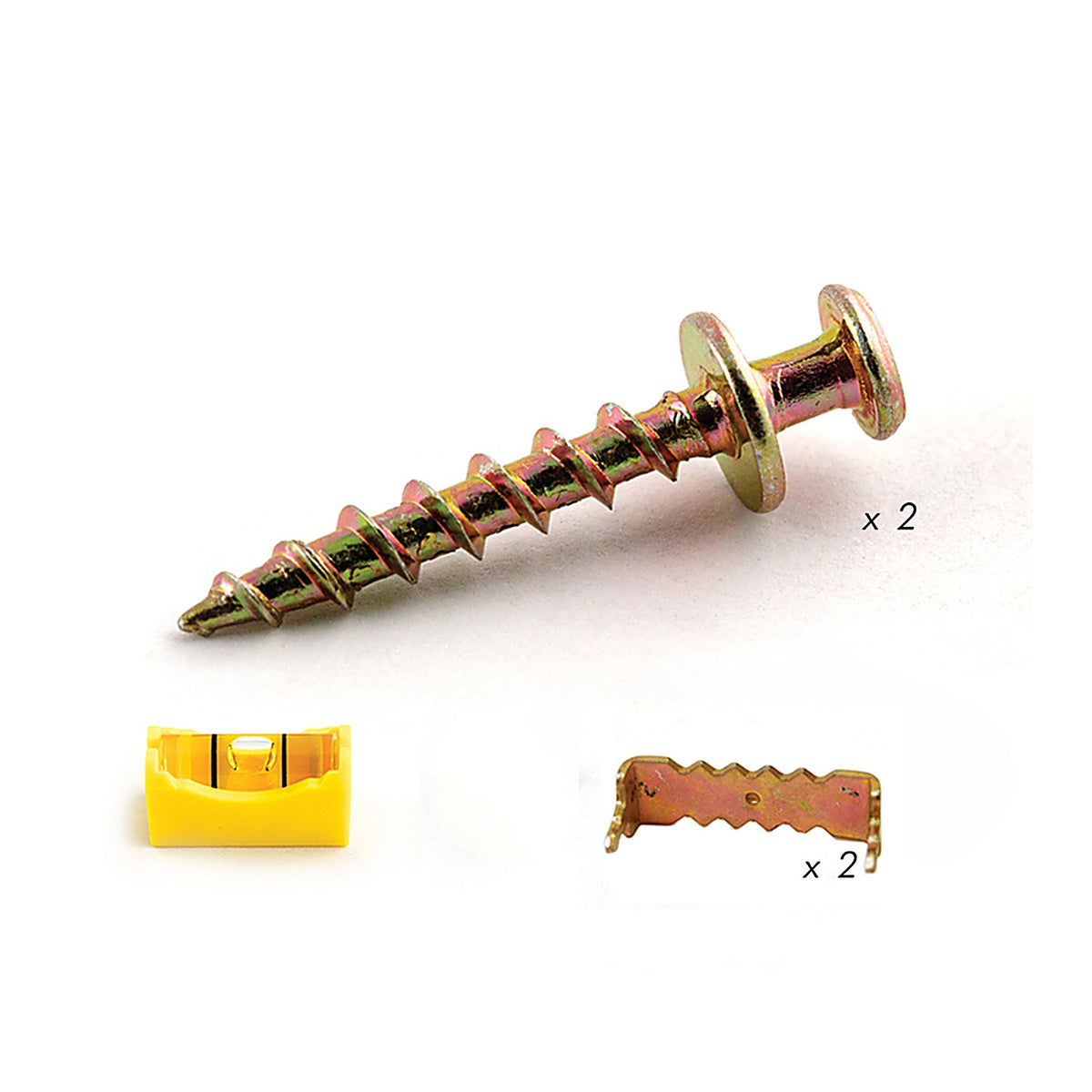 Hangman - 60SK2L - Gold Wall Hanging Kit - 2/Pack 100 lb.