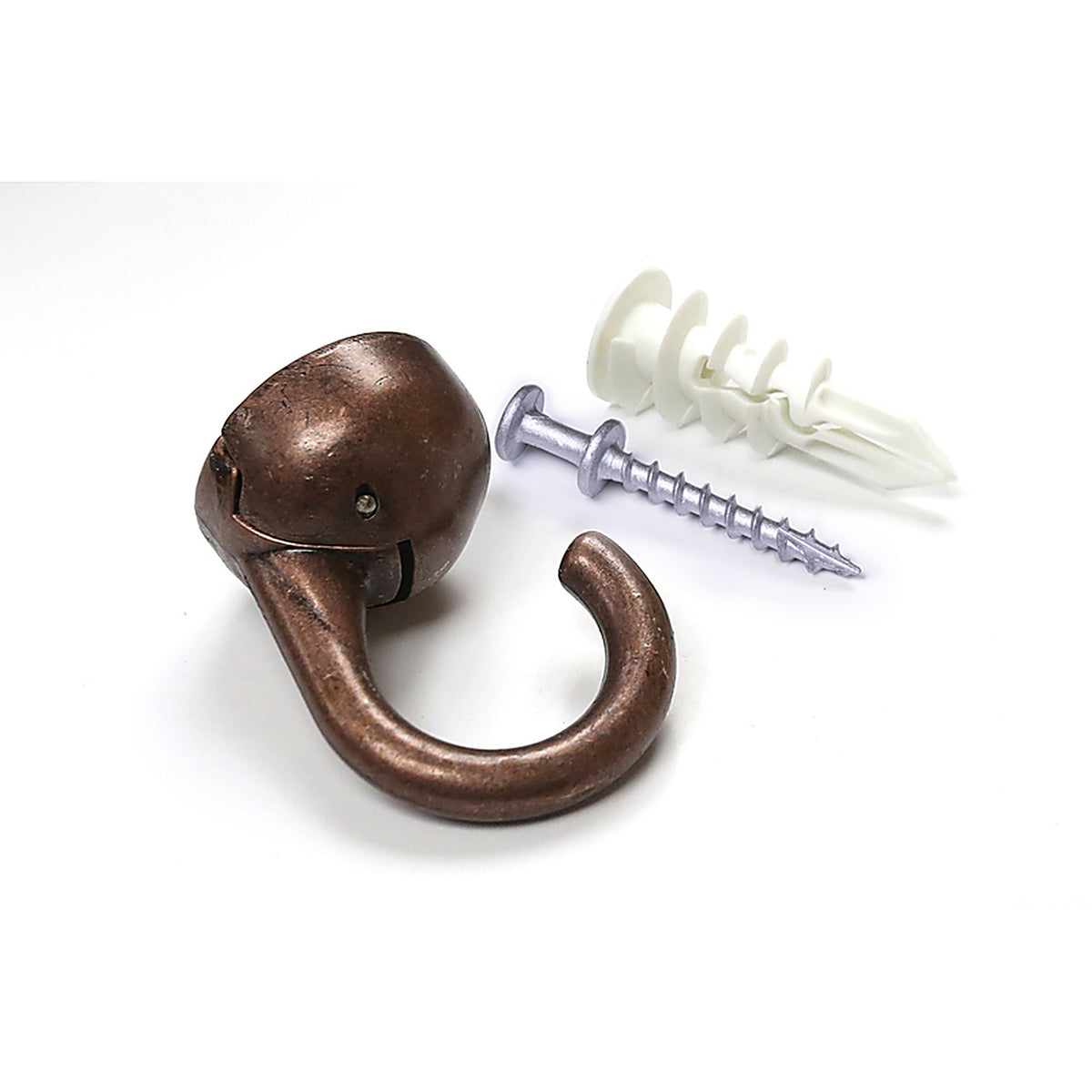 Hangman - EHO-B - Small Bronze Metal 2 in. L Ceiling Hook 100 lb. - 1/Pack