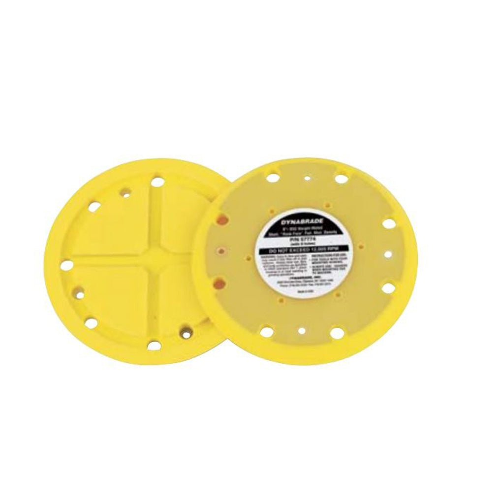 DYNABRADE - 57765 - 6 in (152 mm) Dia. Vacuum Gear-Driven Disc Pad, Hook-Face, Short Nap