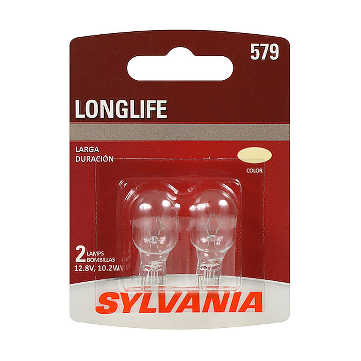 Sylvania - 579LLBP2 - 579 Long Life Mini Bulb, 2 Pack