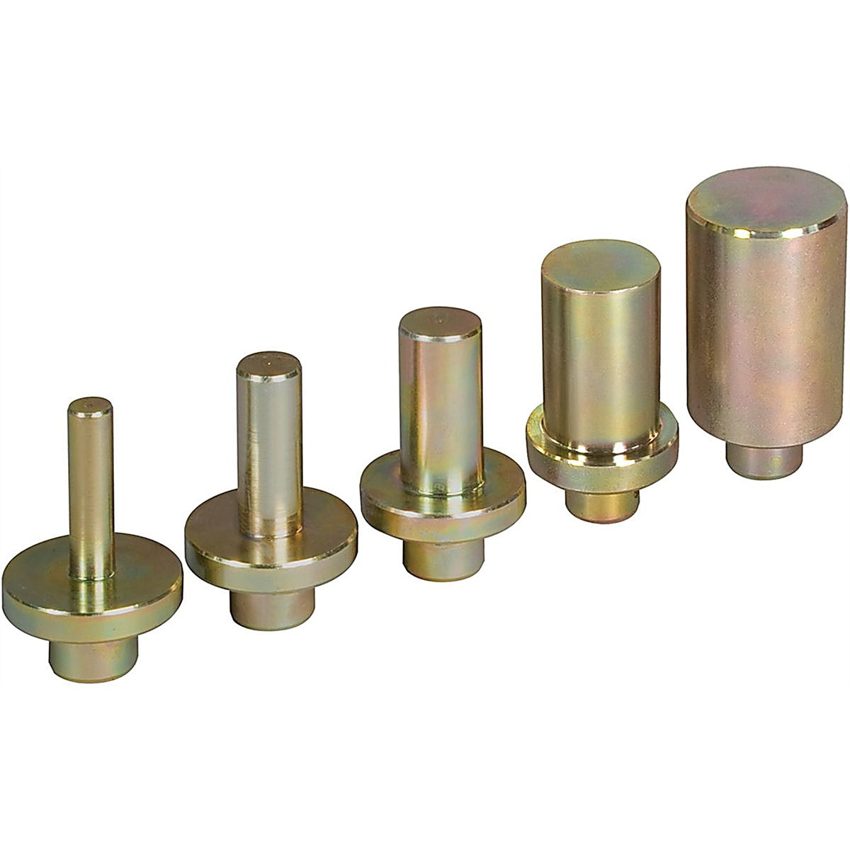 Sunex Tools - 57PPK5 - 5 Pc. 12-50 Ton Zinc Plated Press Punch Kit