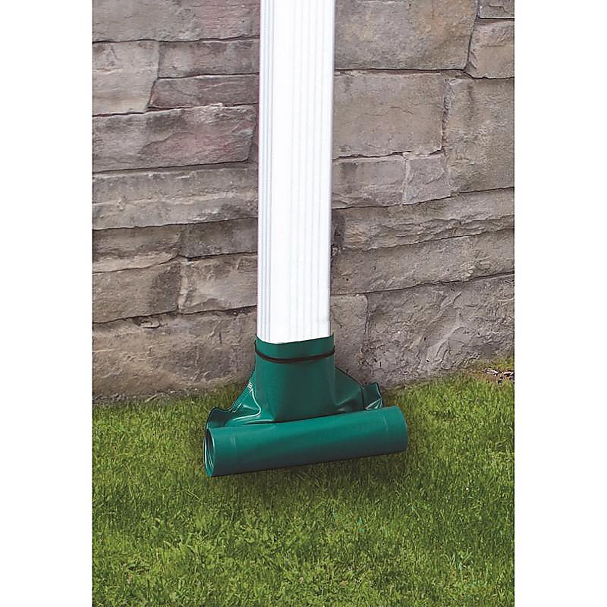Frost King - DE200 - Drain Away 84 in. W X 96 in. L Green Plastic K Downspout Extension