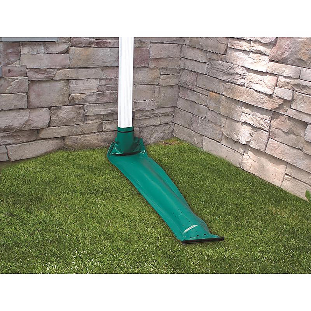 Frost King - DE200 - Drain Away 84 in. W X 96 in. L Green Plastic K Downspout Extension