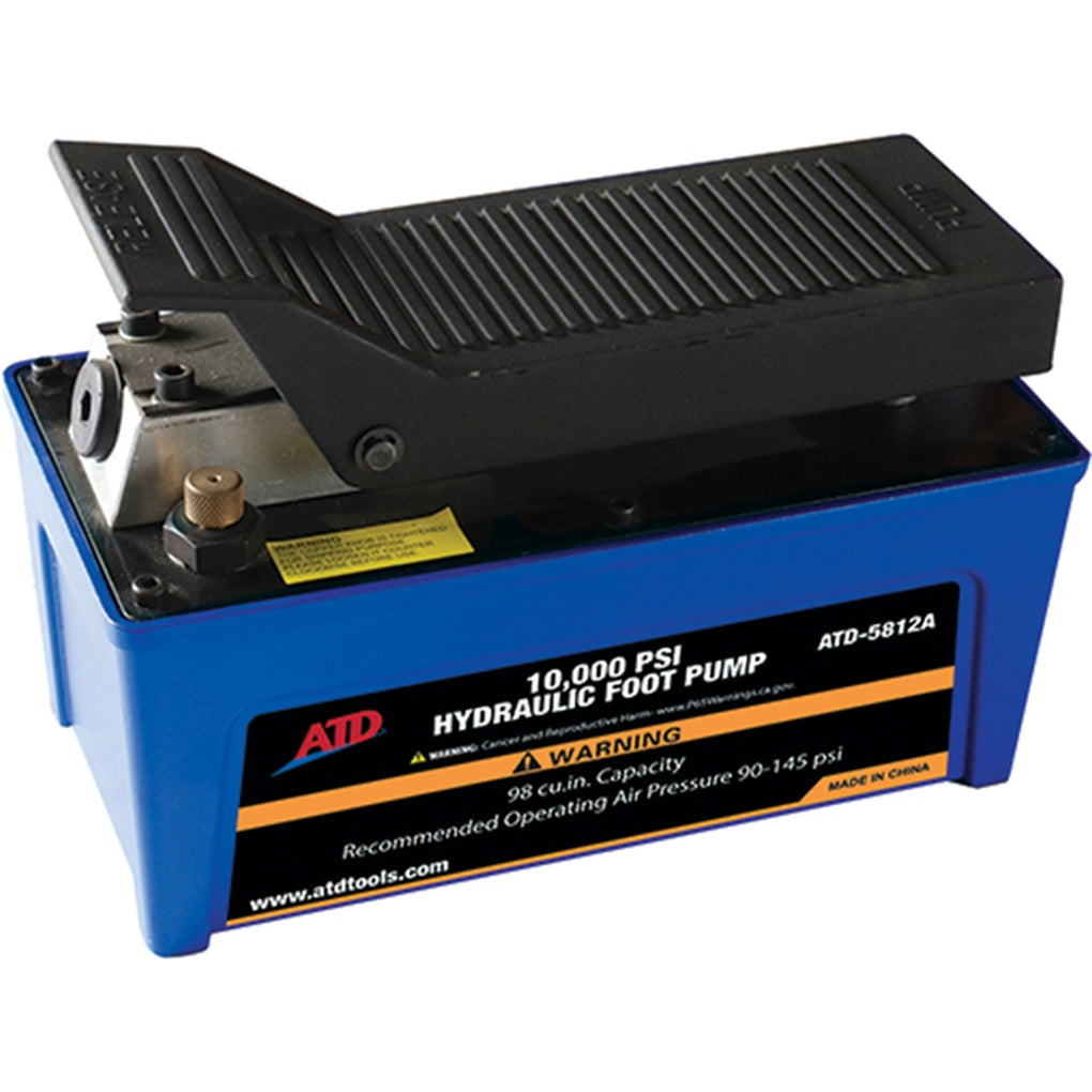 ATD - 5812A - 10,000 PSI Hydraulic Foot Pump