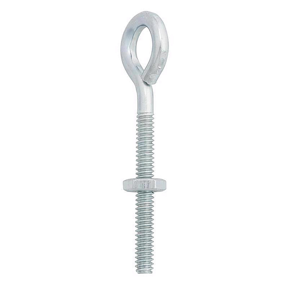 Hampton - 02-3456-234 - 3/16 in. x 2-1/2 in. L Zinc-Plated Steel Eyebolt Nut Included