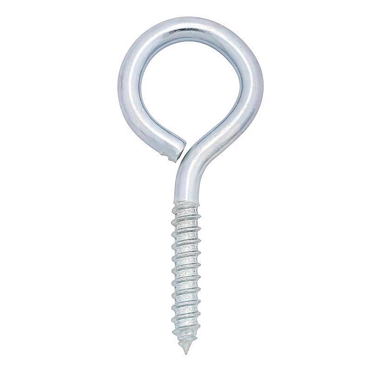 Hampton - 02-3463-257 - 3/8 in. x 4 in. L Zinc-Plated Steel Lag Thread Eyebolt