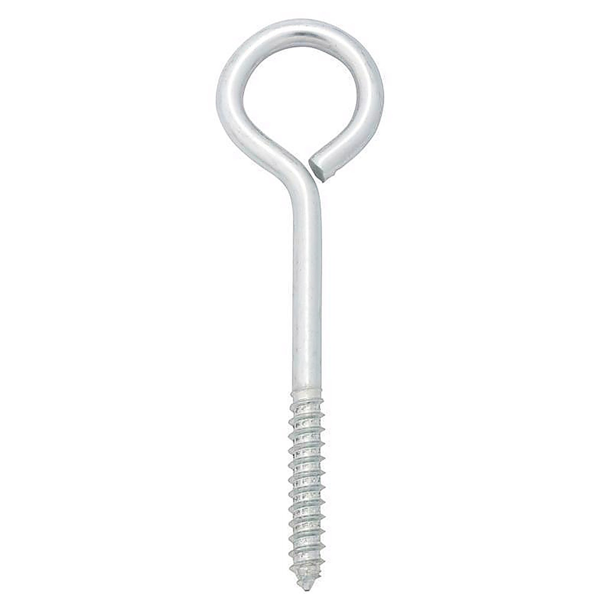 Hampton - 02-3463-265 - 3/8 in. x 6 in. L Zinc-Plated Steel Lag Thread Eyebolt