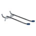 Crawford - 14444 - Silver Steel 4 in. Peg Hooks - 2/Pack