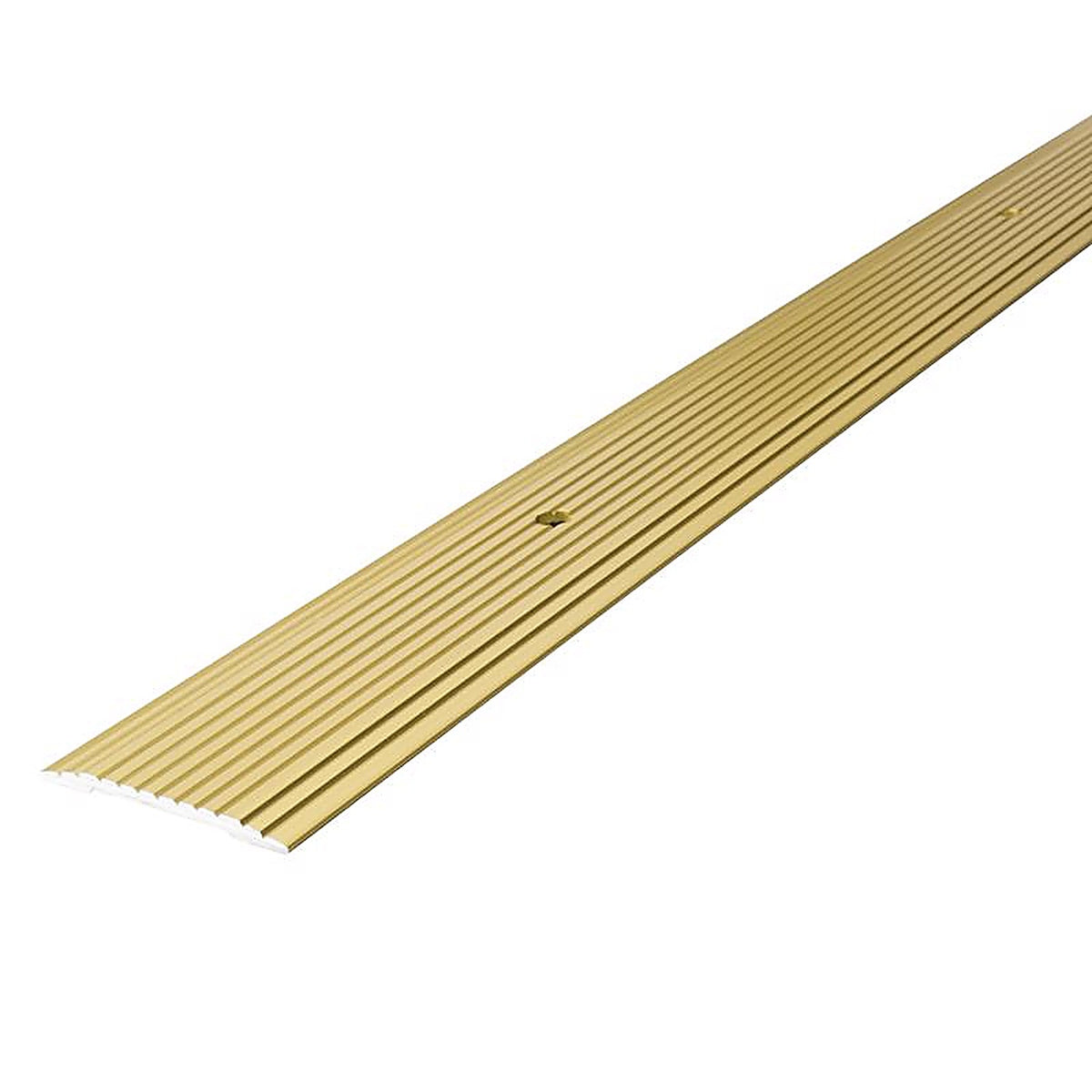 M-D - 79012 - 0.1 in. H x 36 in. L Prefinished Satin Brass Aluminum Seam Binder
