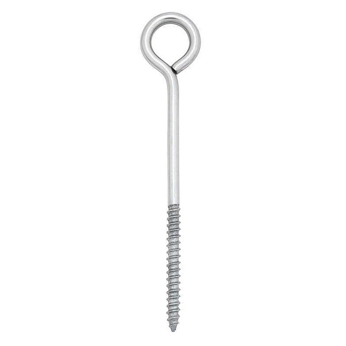 Hampton - 02-3463-403 - 1/4 in. x 5 in. L Stainless Stainless Steel Lag Thread Eyebolt