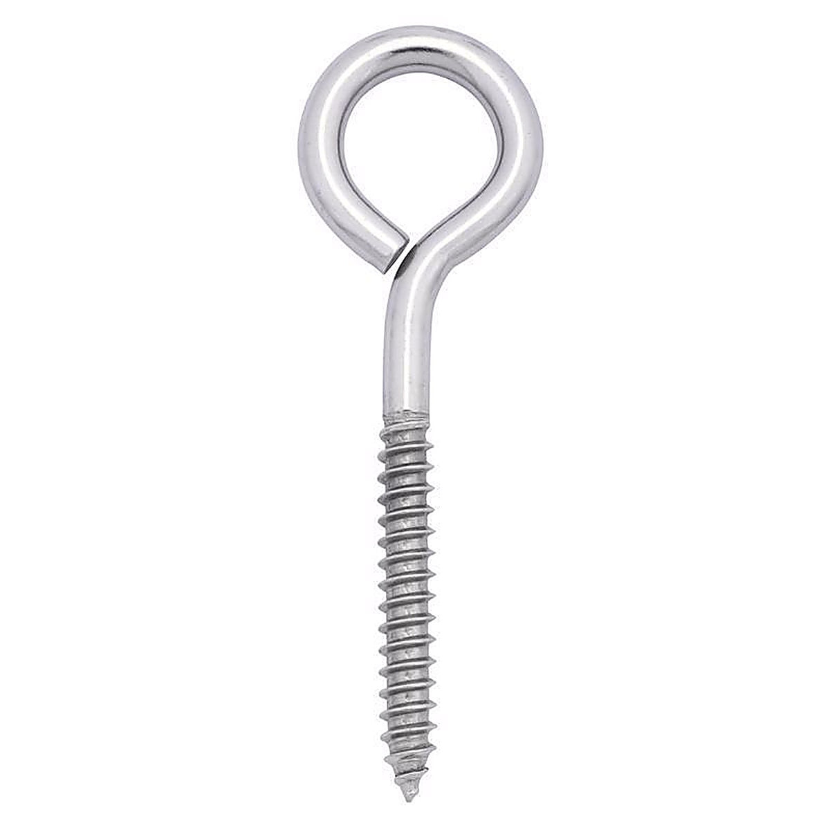 Hampton - 02-3463-405 - 5/16 in. x 4 in. L Stainless Stainless Steel Lag Thread Eyebolt