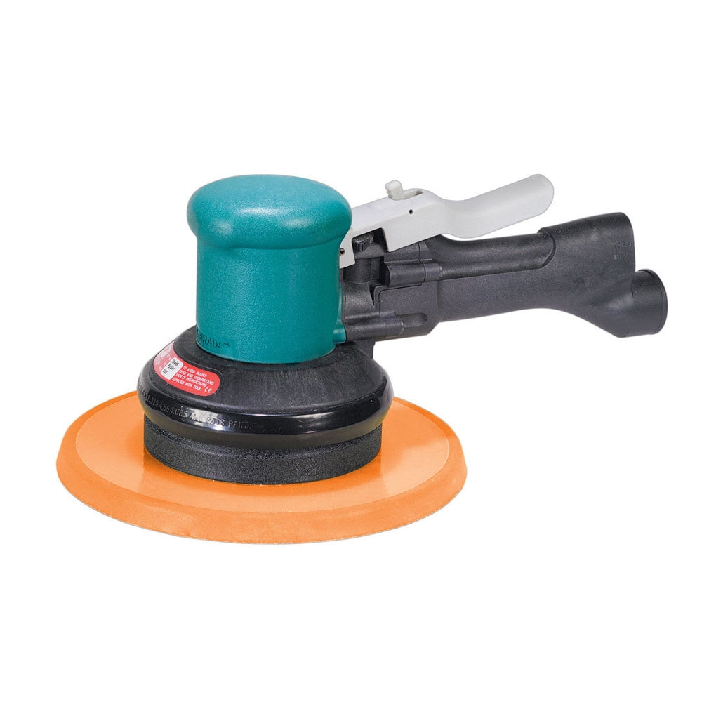 DYNABRADE - 58445 - 8 in (203 mm) Dia. Two-Hand Gear-Driven Sander, Non-Vacuum