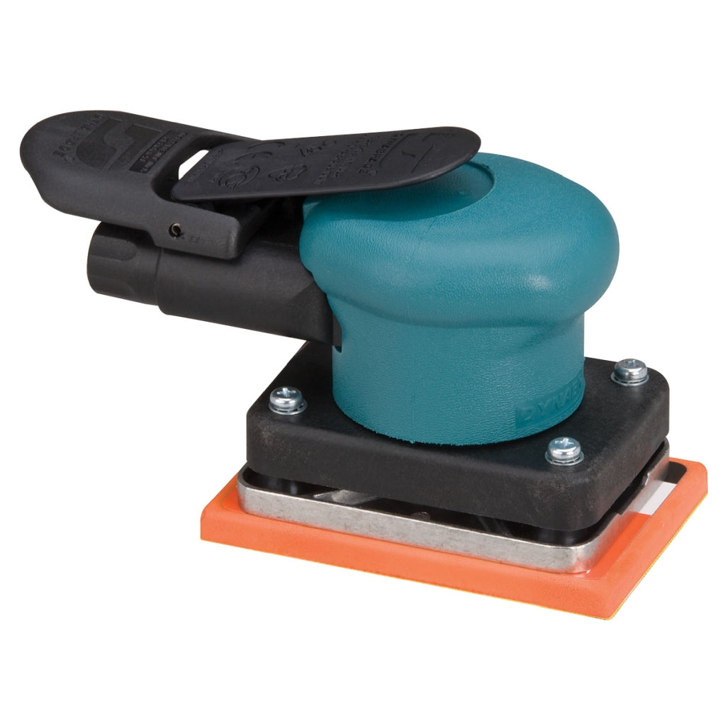 DYNABRADE - 58500 - 3 in (76 mm) W x 4-1/4 in (108 mm) L Dynabug II Orbital Sander, Non-Vacuum