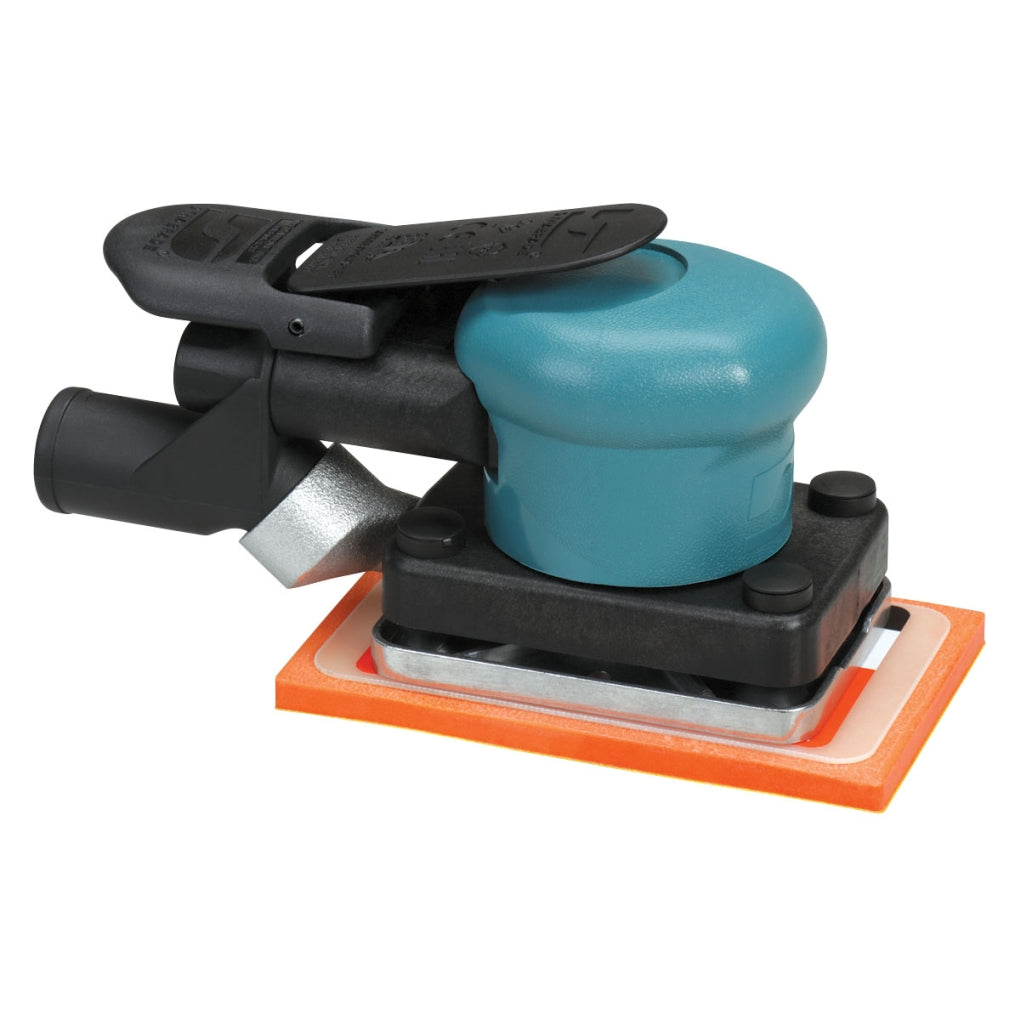DYNABRADE - 58505 - 3-1/4 in (82 mm) W x 5 in (127 mm) L Dynabug II Orbital Sander, Central Vacuum