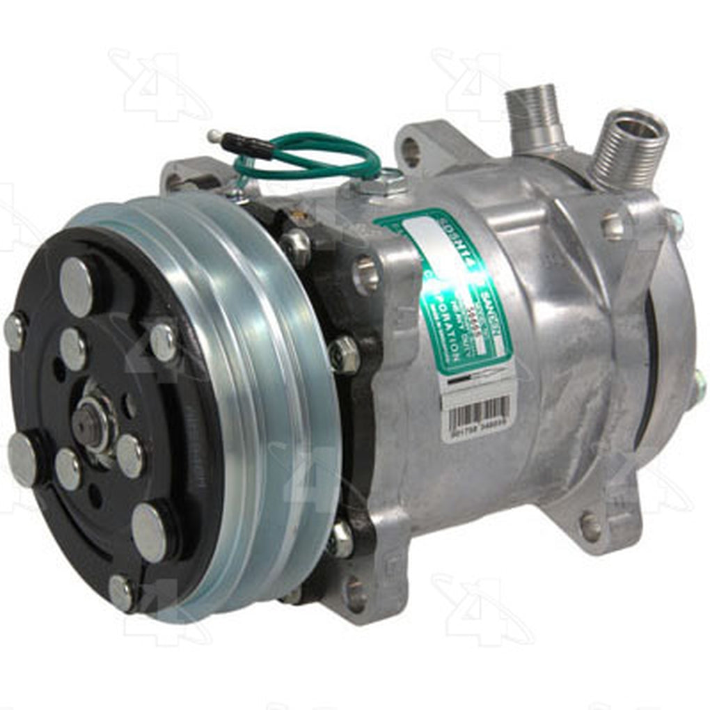 Four Seasons - 58666 - New Sanden/Sankyo SD5H14 Compressor w/ Clutch