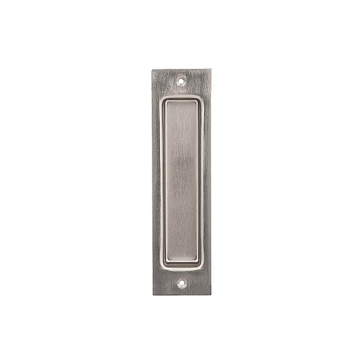 National Hardware - N187-024 - 8 in. L Satin Nickel Gray Steel Flush Pull