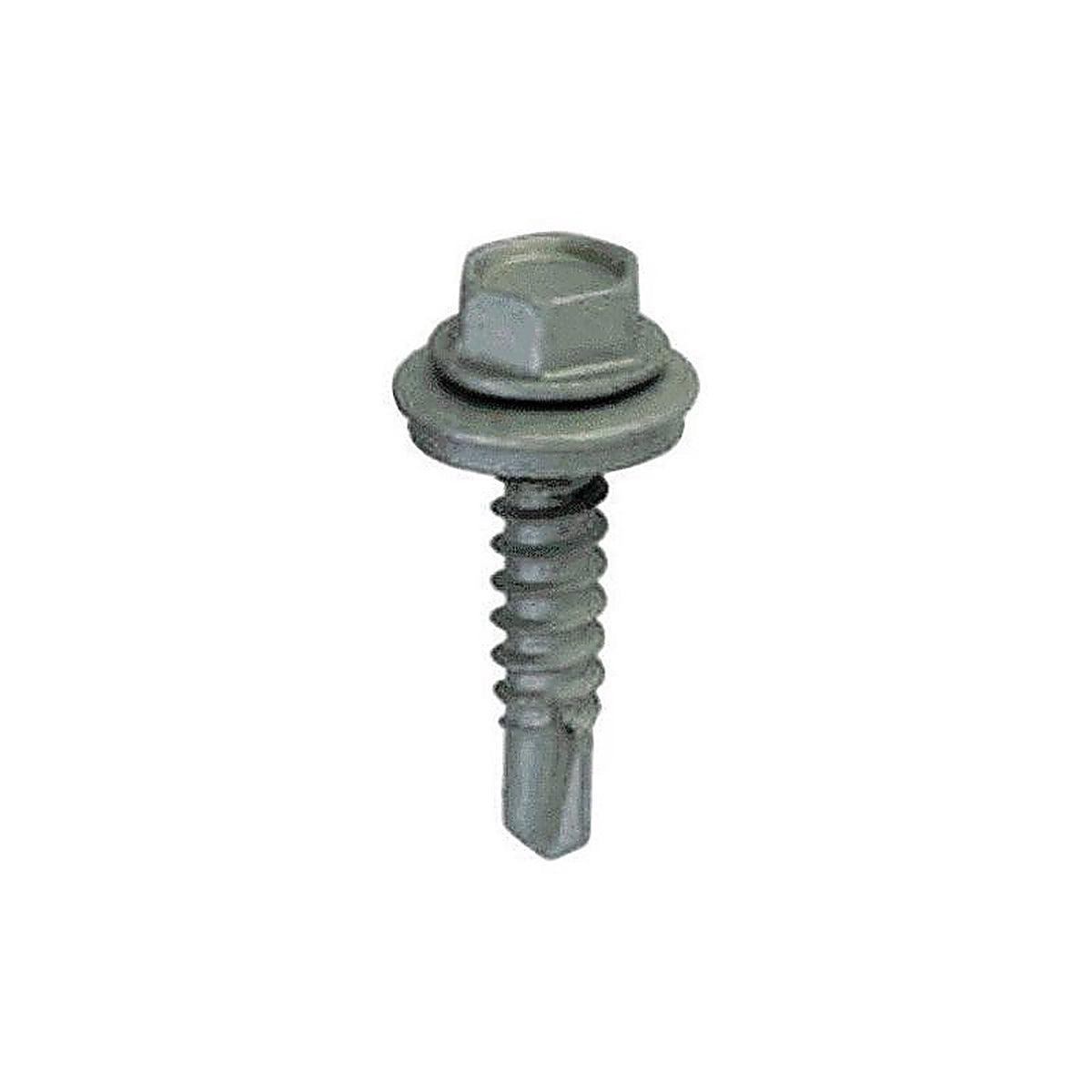 Teks - 21416 - No. 12 Sizes x 2 in. L Self-Tapping Hex Washer Head Steel Self- Drilling Screws - 50/Pack