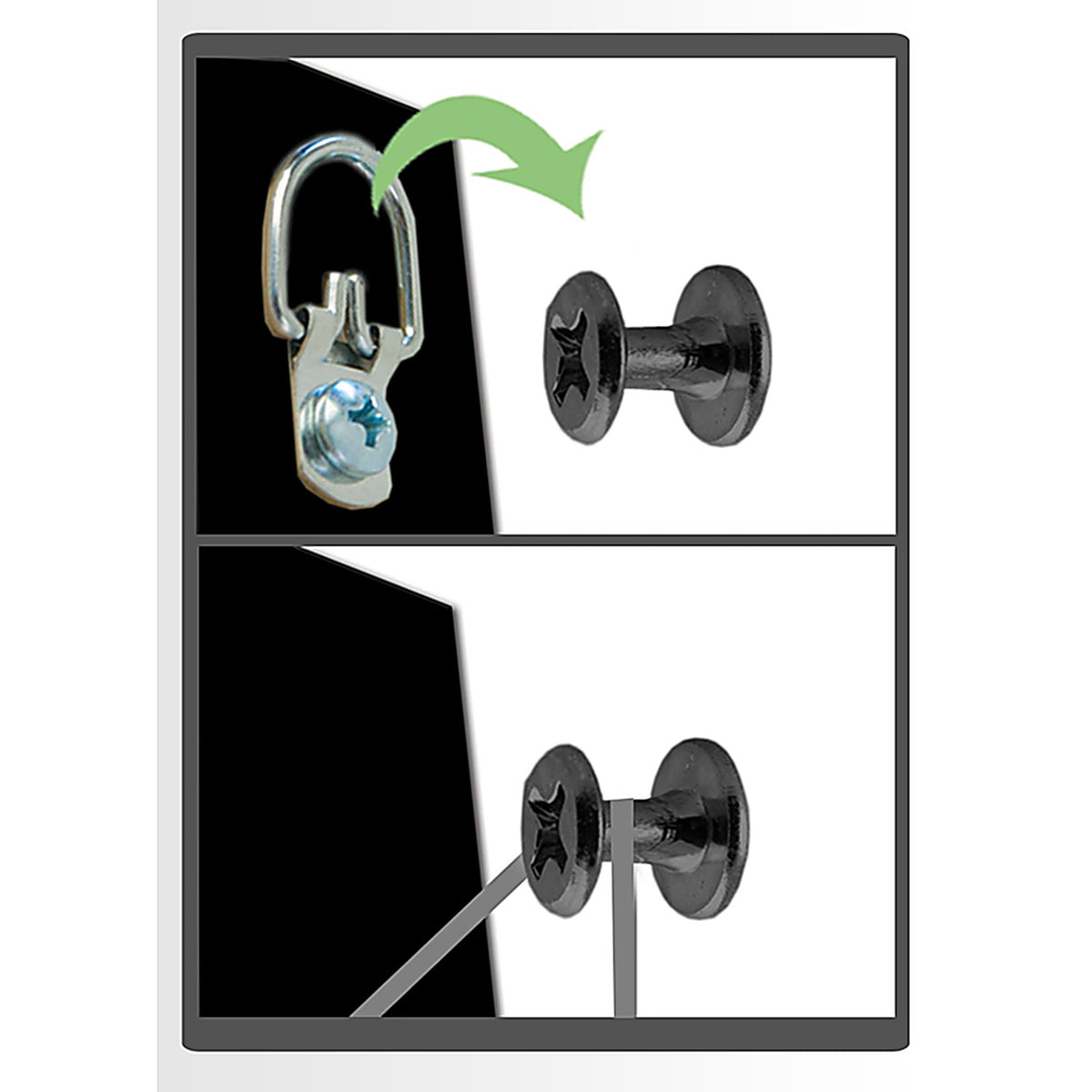 Hangman - BCDSS6 - Wall Hangers w/Anchors 100 lb. 6 each Self-Drilling