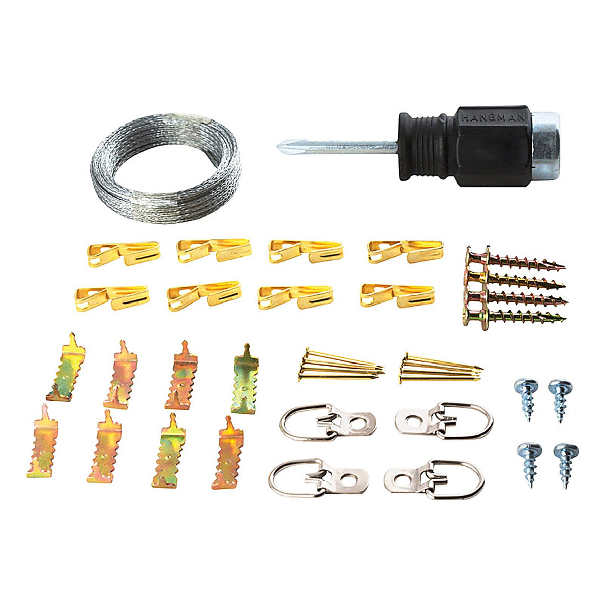 Hangman - BHK-W - Hanger 100 lb. Picture Hanging Kit 45/pc.