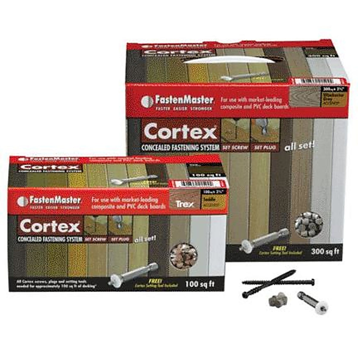 FastenMaster - CTX300SFBS - Cortex 2.5 in. L Brownstone Torx TTAP Star Head Hidden Deck Fastener 1050 lb