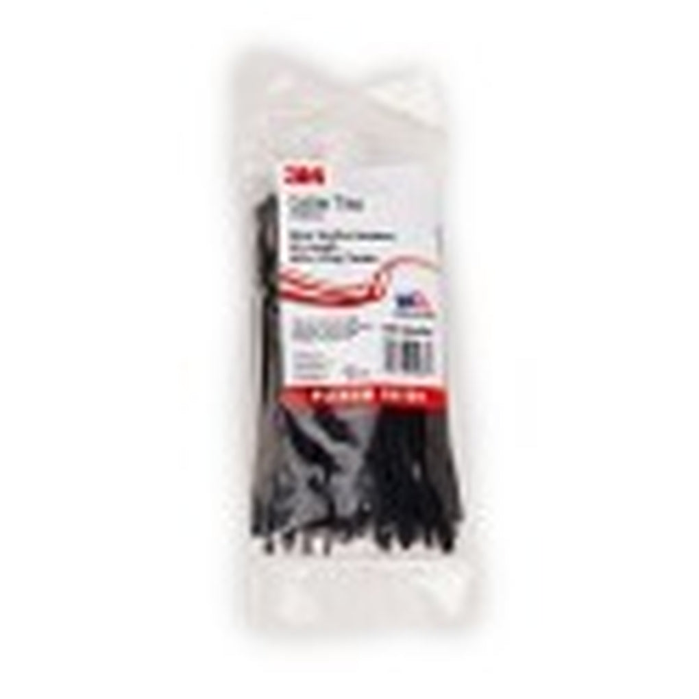 3M - 59284 - Intermediate Cable Tie CT6BK40-C, Black, Nylon, 40 lbs. tensile strength, 0.142 in x 5.80 in, 100/bag