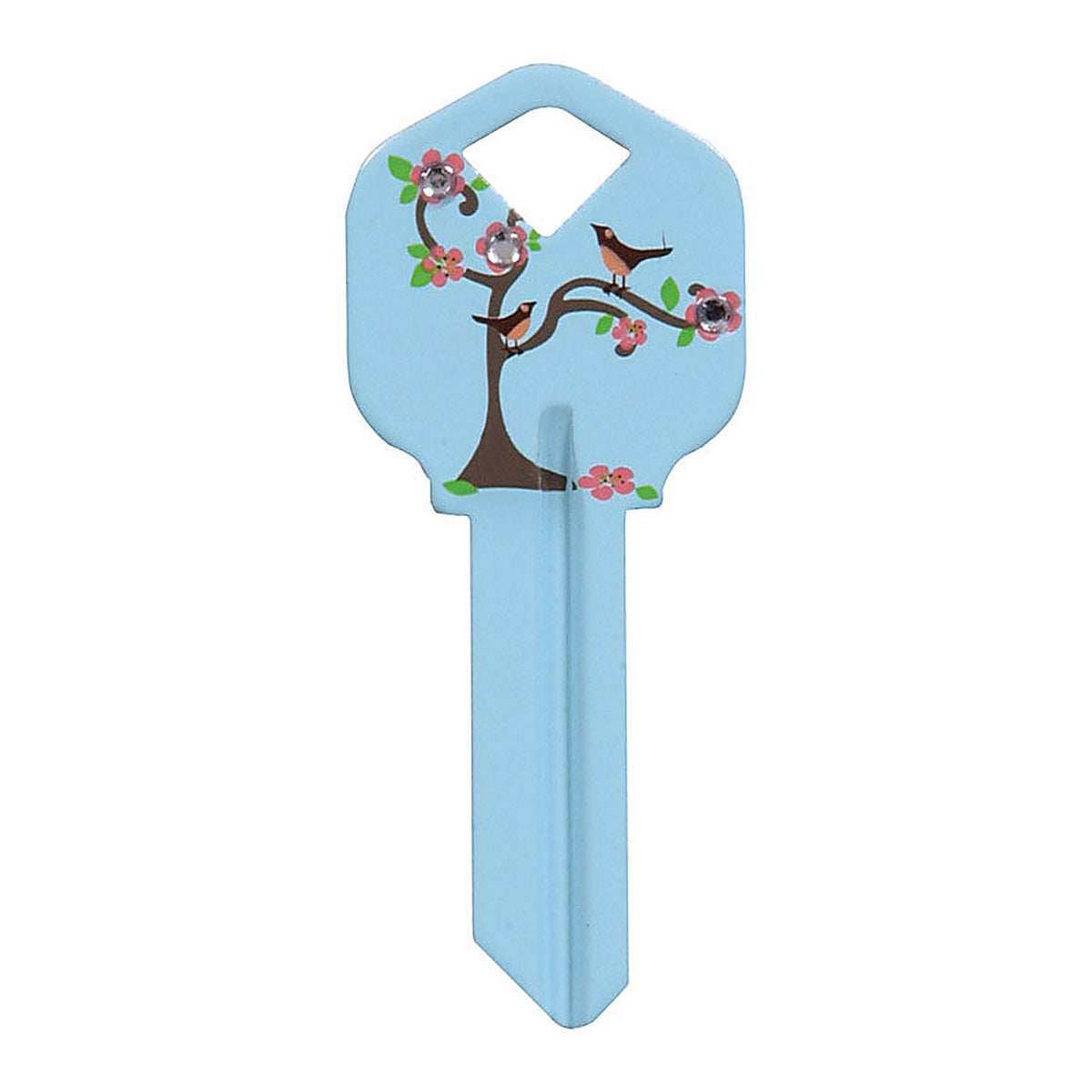 Hillman - 87030 - DIVA Tree & Birds House/Office Universal Key Blank Single sided