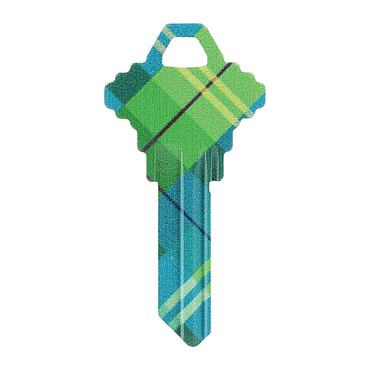 Hillman - 448461 - Wackey Plaid House/Office Universal Key Blank Single sided