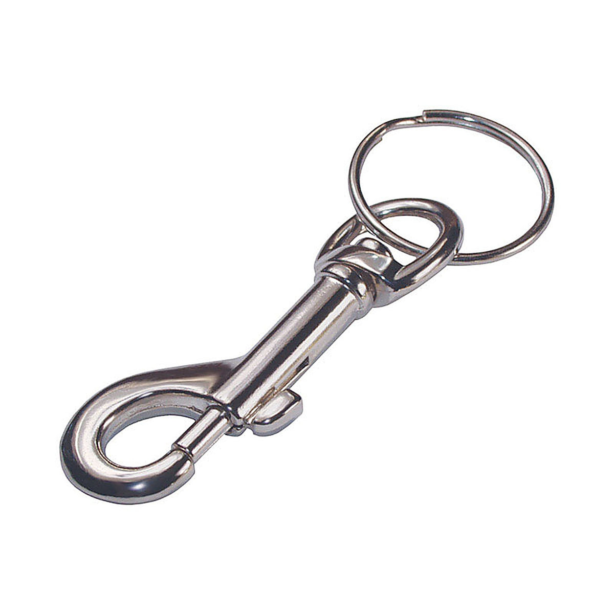 Hillman - 701306 - Metal Silver Clips/Sanp Hooks Key Chain
