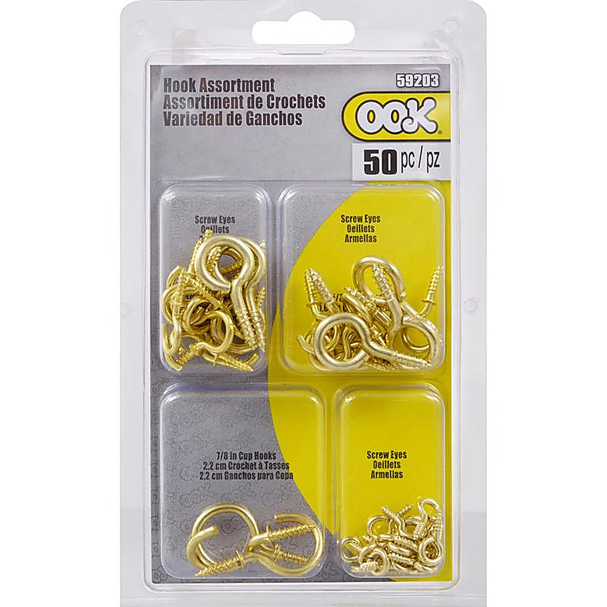 OOK - 535654 - Picture Hanging Kit 5 lb 4 pk