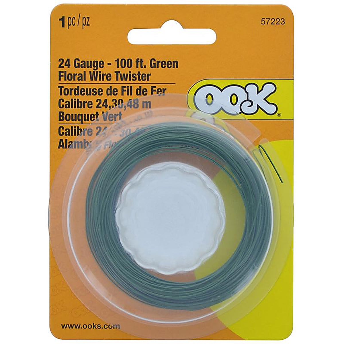 OOK - 534702 - 100 ft. L Plastic 24 Ga. Wire