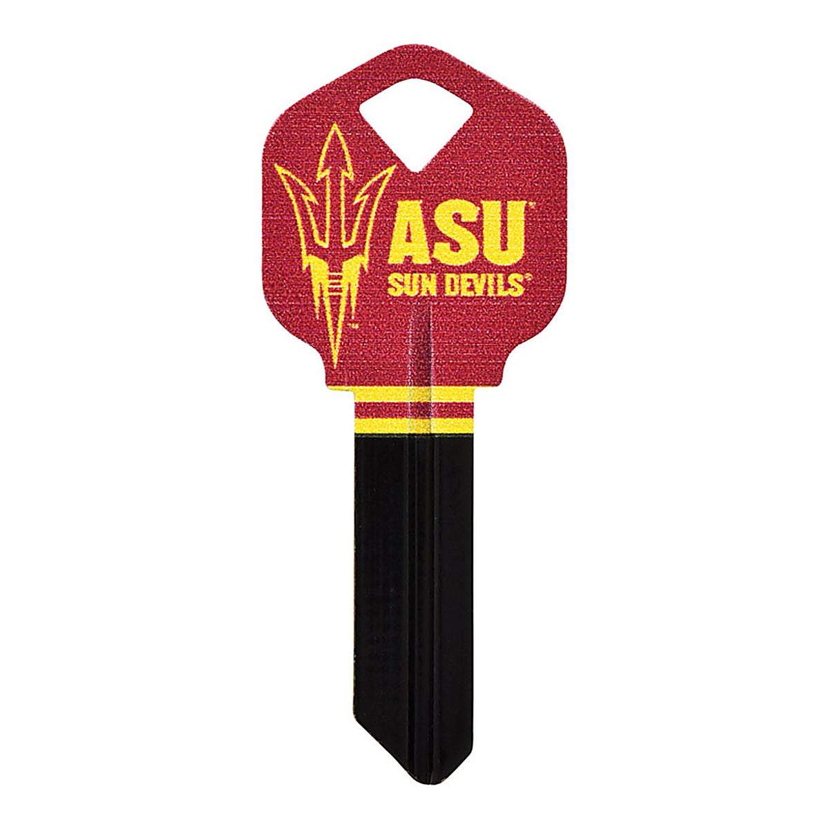 Hillman - 89828 - ASU Sun Devils Painted Key House/Office Universal Key Blank Single sided