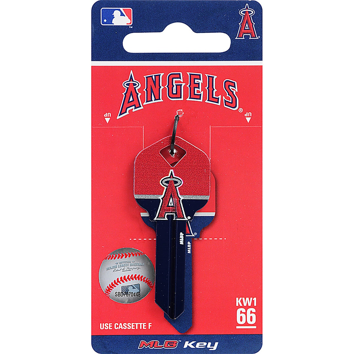 Hillman - 89681 - Los Angeles Angels House/Office Universal Key Blank Single sided