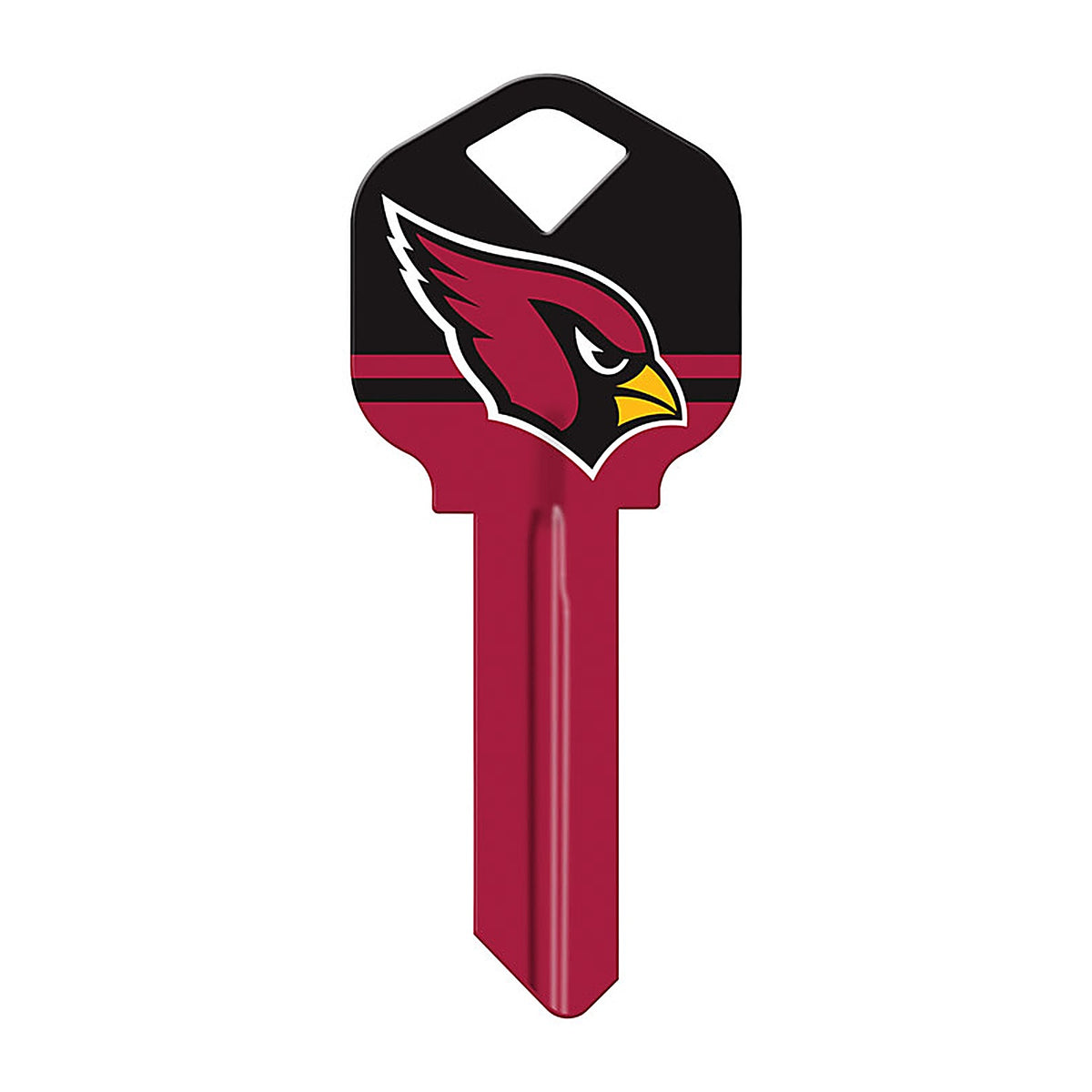 Hillman - 89170 - Arizona Cardinals Painted Key House/Office Universal Key Blank Single sided