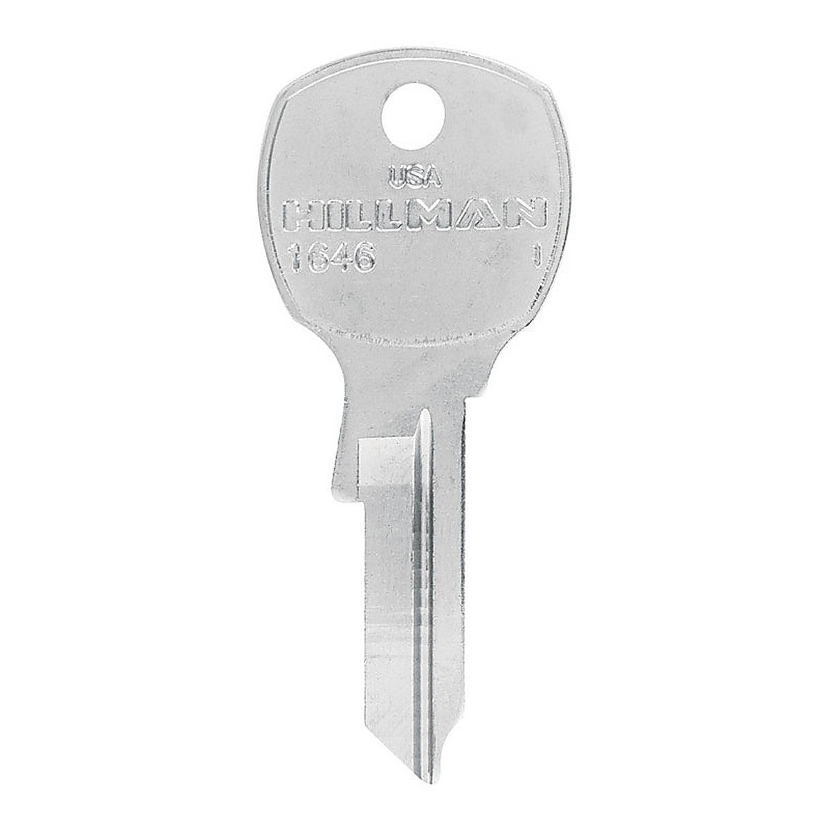 Hillman - 86752 - Traditional Key Mailbox Key Blank 1646 Single sided For USPS Locks