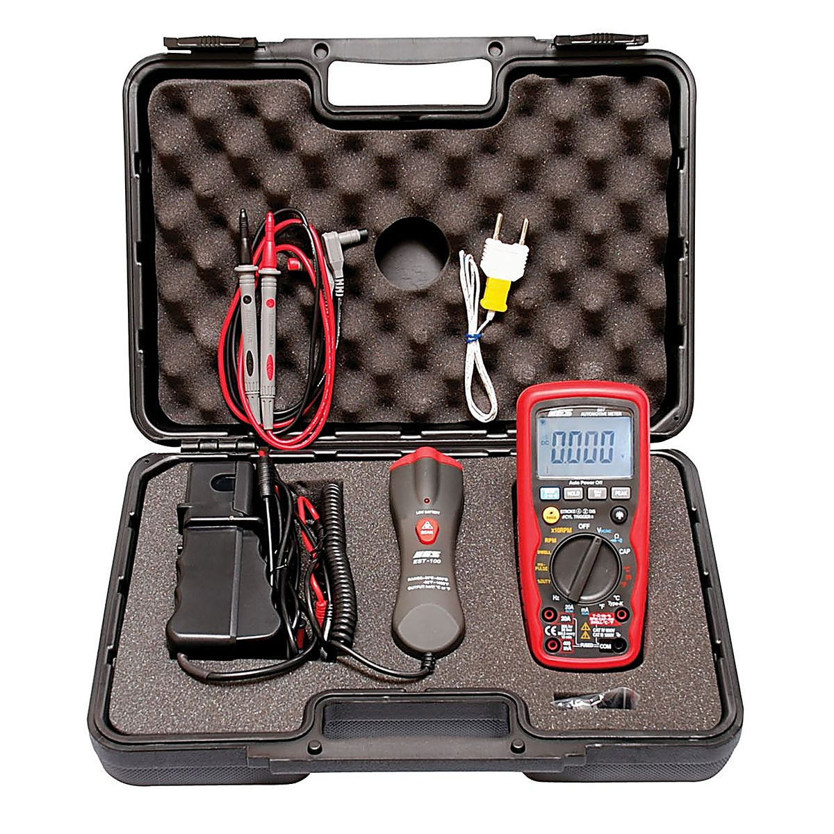 Electronic Specialties - 597IR - Premium Automotive Digital Multimeter with Infrared Temperature Adapter Kit