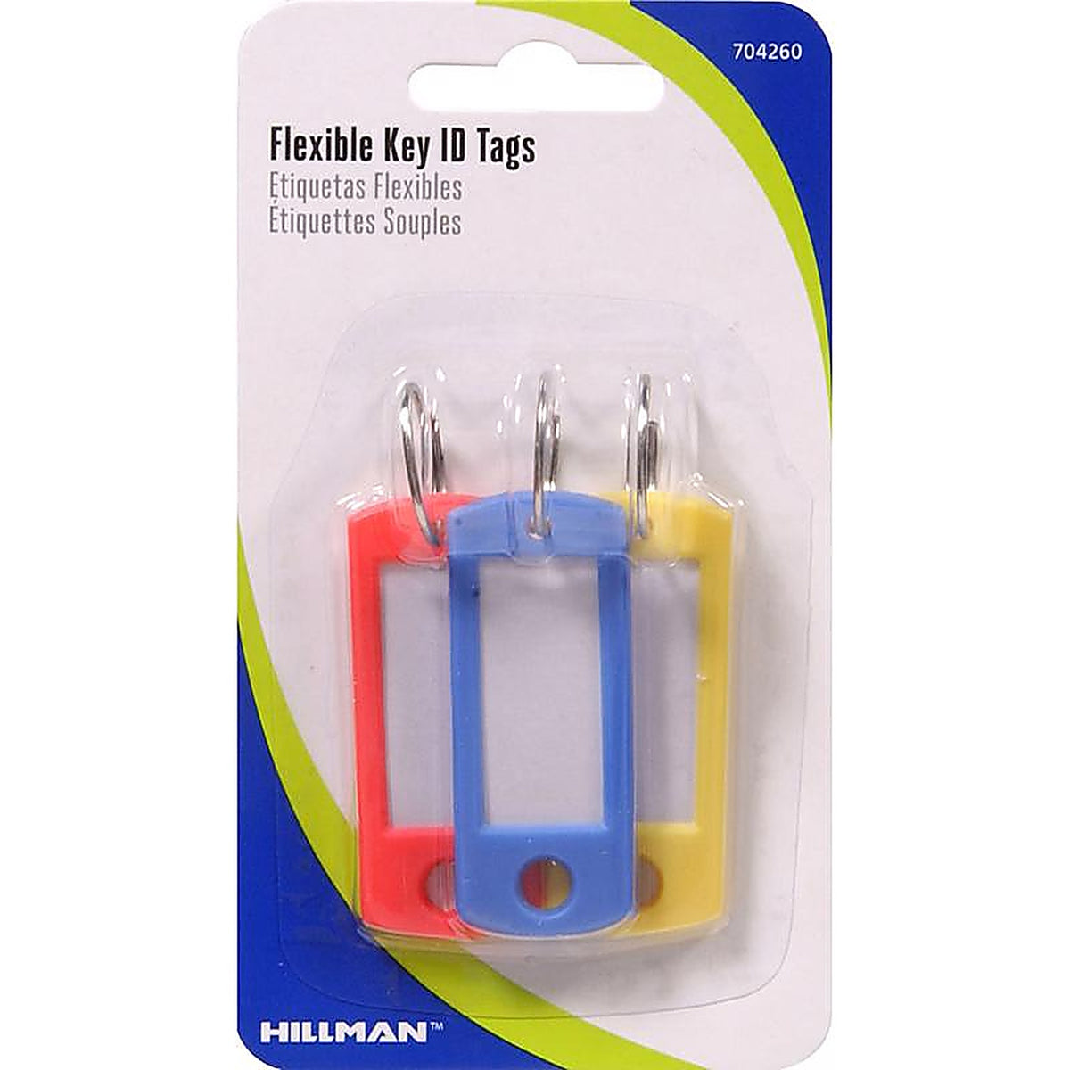 Hillman - 704260 - 1 in. Dia. Metal/Paper Assorted Labeling Key Identifier