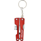 Hillman - 713168 - Metal Red Multi-Tool High End Accessories Key Ring