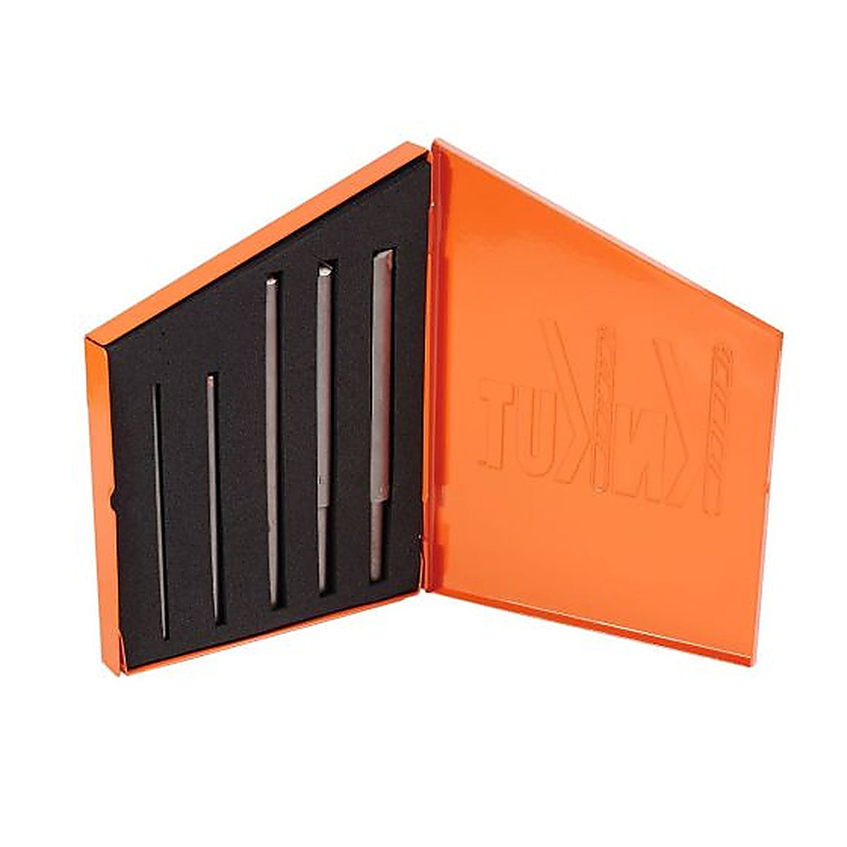 Knkut - 5KK9-LH - Knk 5 Piece Carbide Tipped Hard Steel Left Hand Drill Bit Set