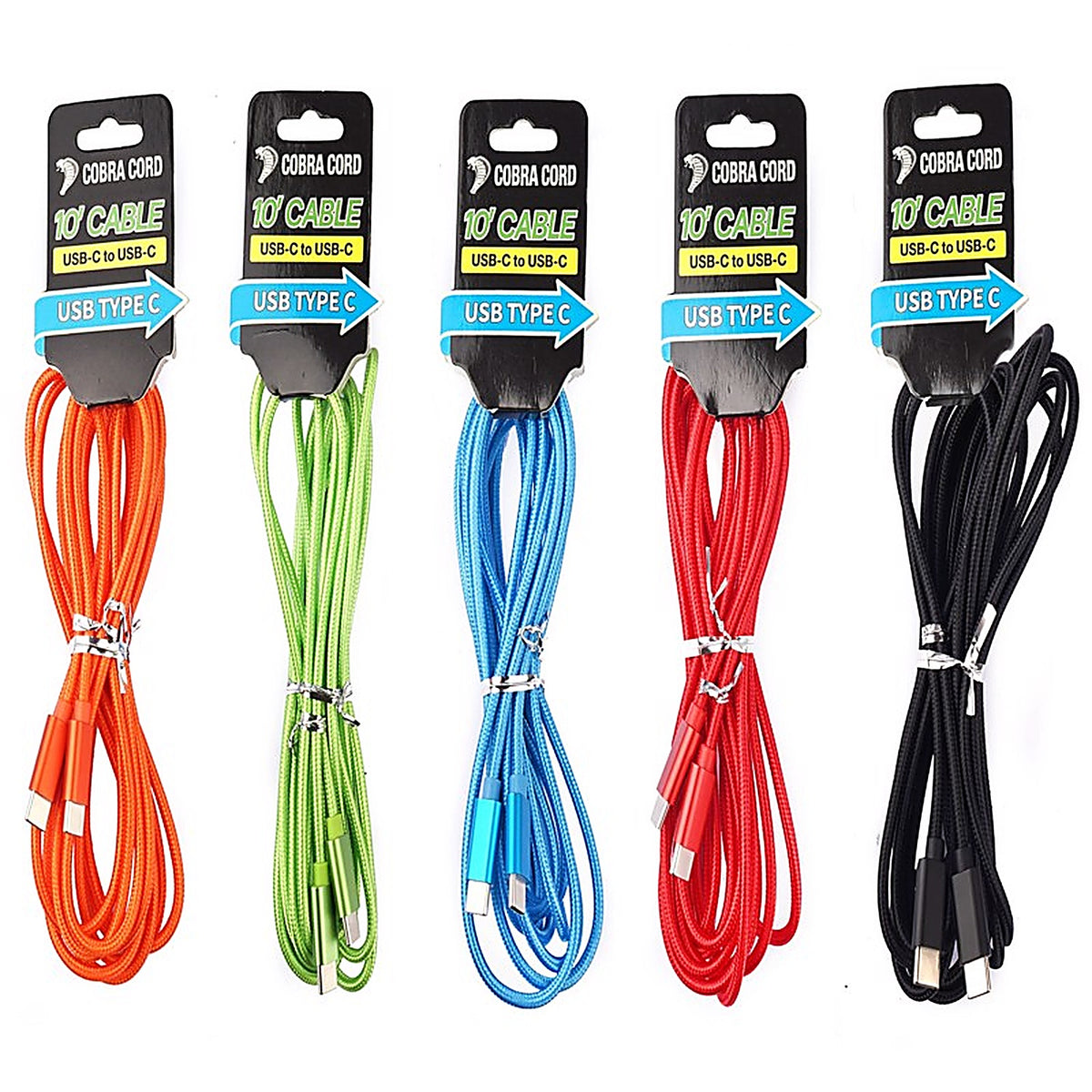Diamond Visions - 492715 - Cobra Cord USB Type C Cable 1 pk