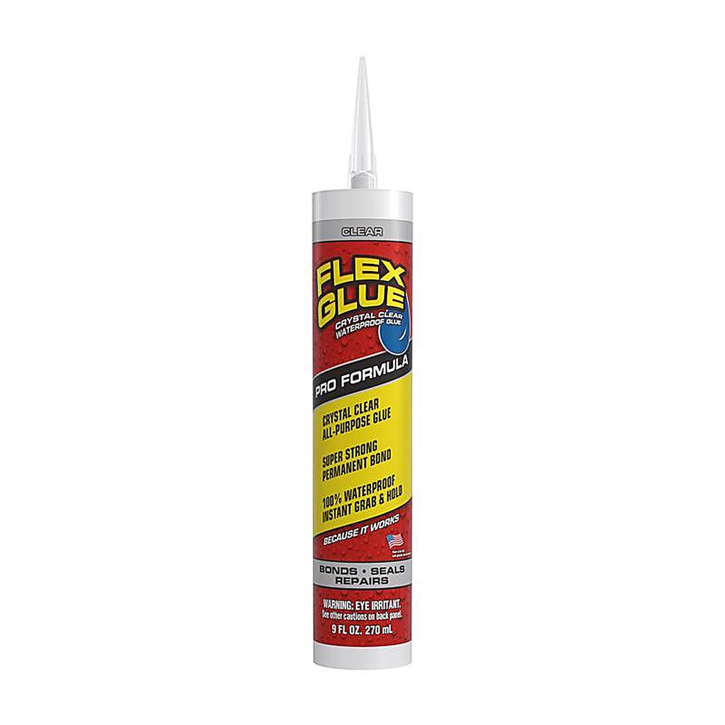 Flex Seal - GFSCLRR09 - Flex Glue Clear Rubberized Waterproof Adhesive 9 oz