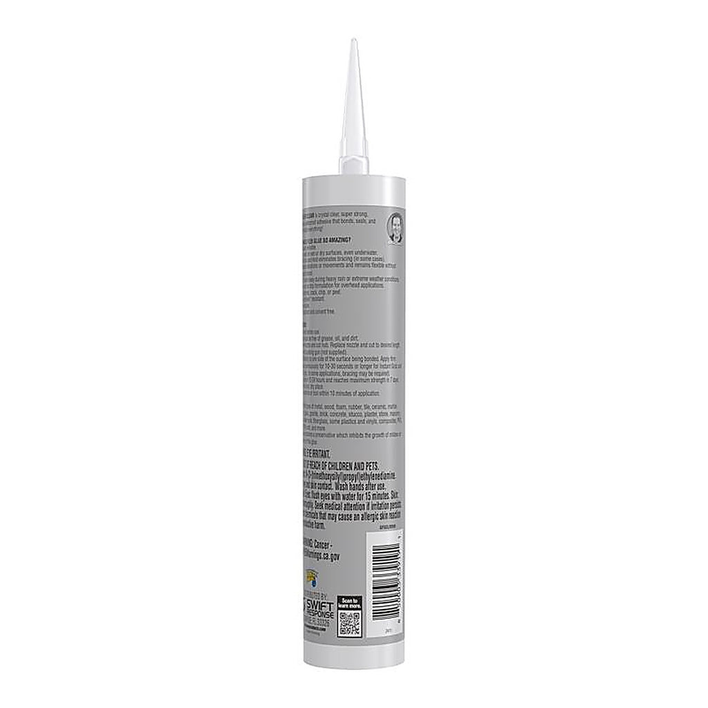 Flex Seal - GFSCLRR09 - Flex Glue Clear Rubberized Waterproof Adhesive 9 oz