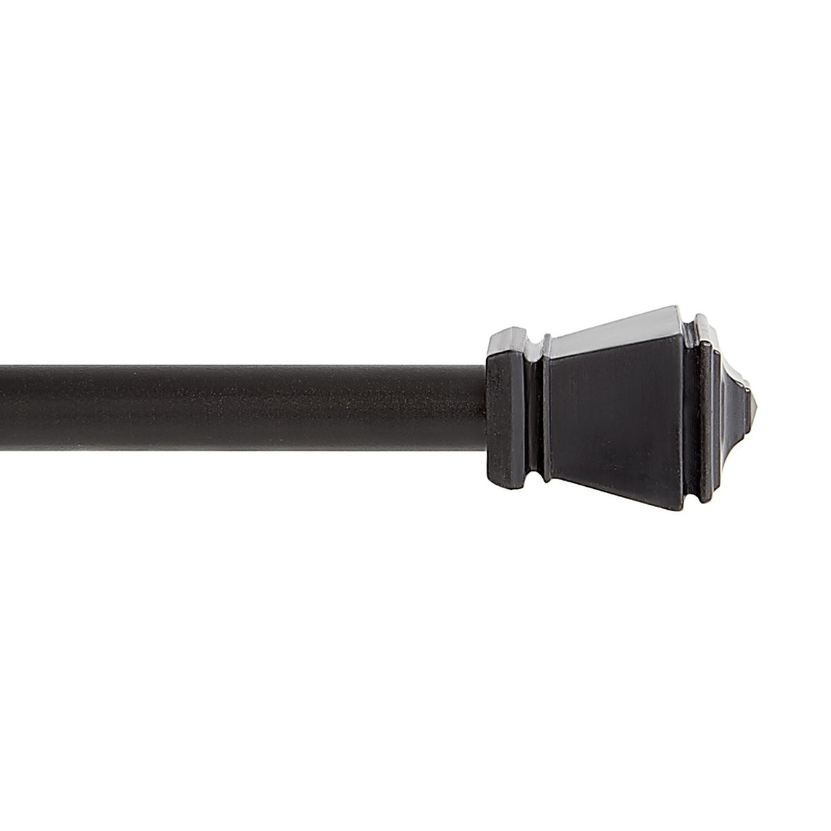 Kenney - KN366/5NP - Black Amelia Cafe Rod 28 in. L X 48 in. L