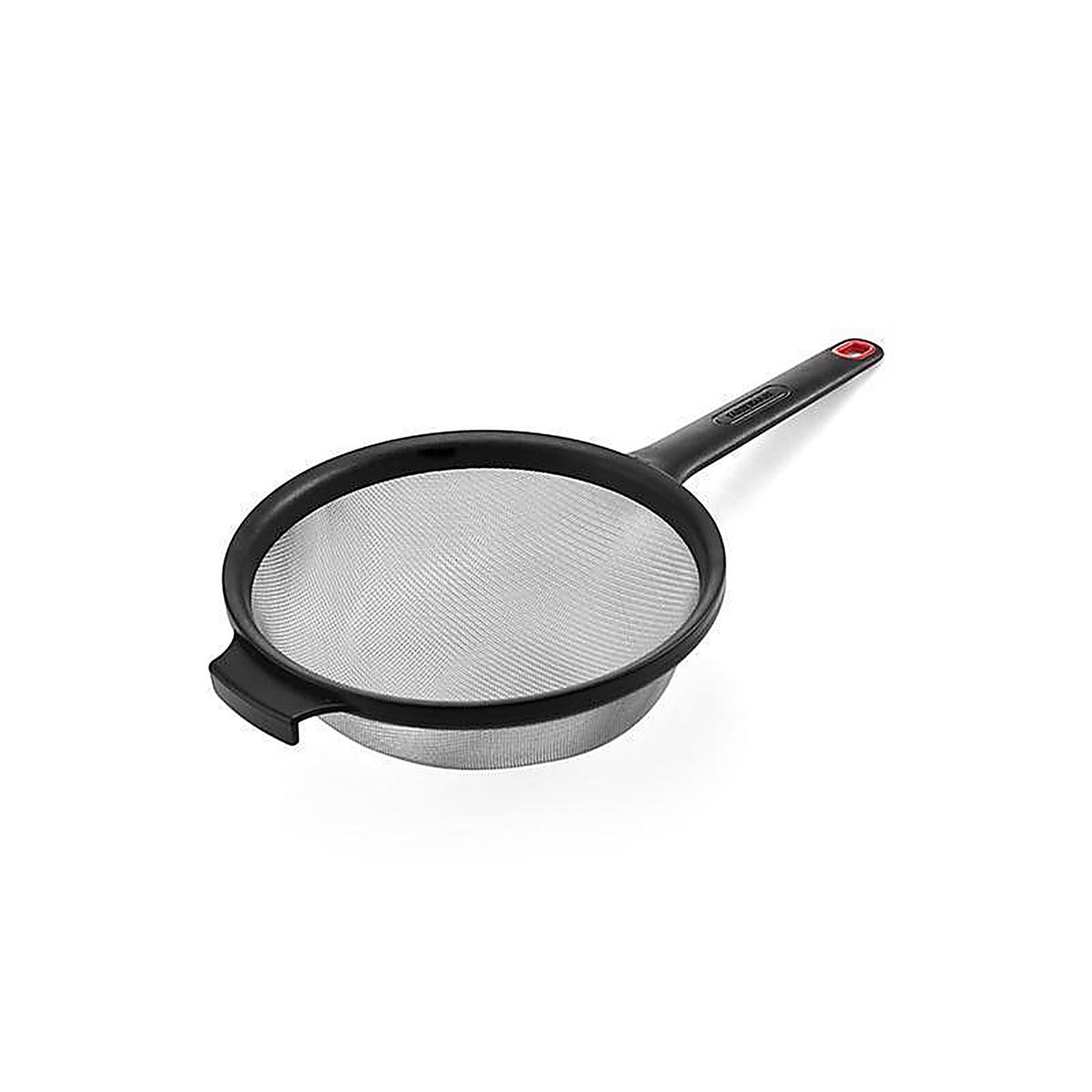 Farberware - 5211600 - 13-1/2 in. L Black/Silver Plastic/Stainless Steel Strainer