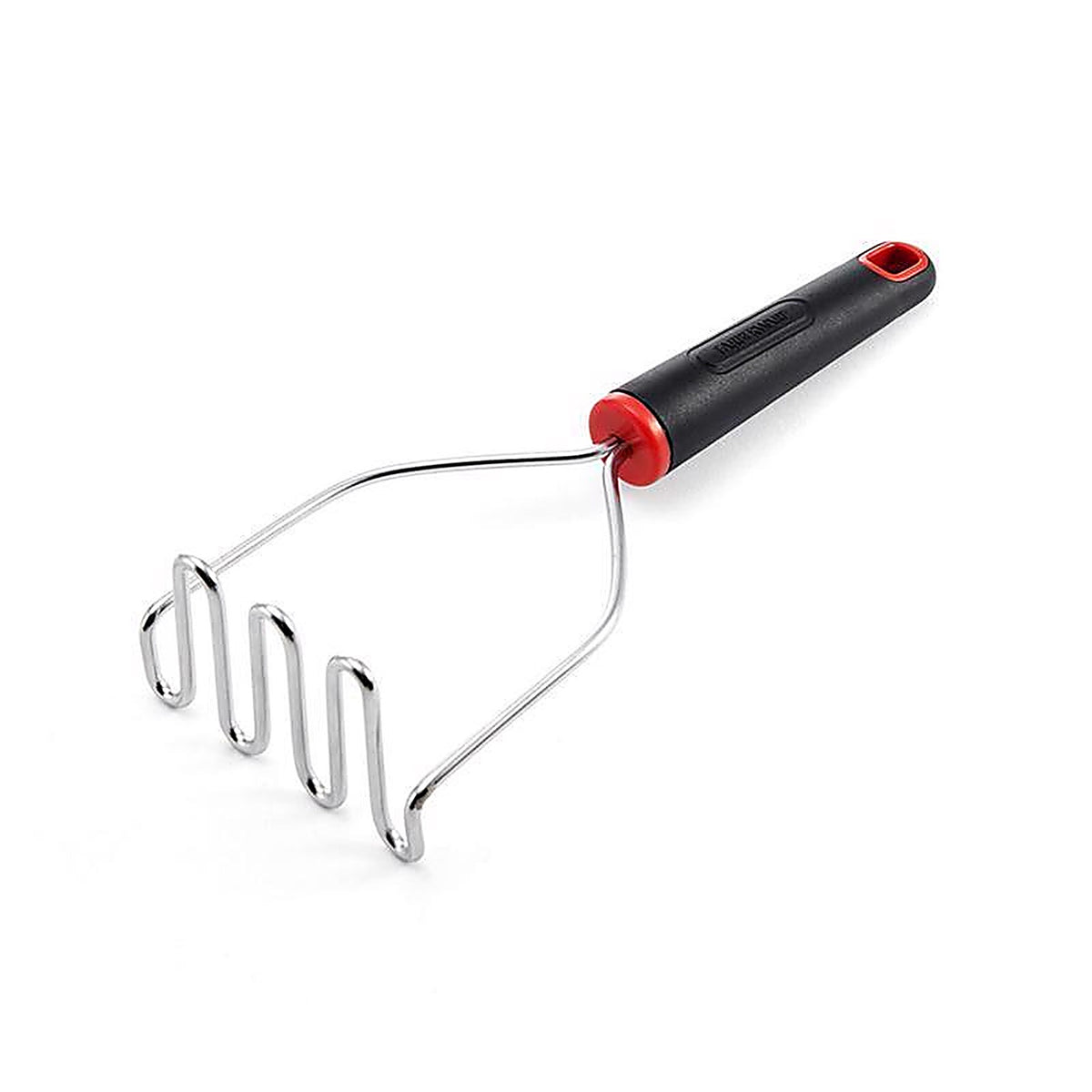 Farberware - 5211649 - Black/Silver Plastic/Stainless Steel Potato Masher