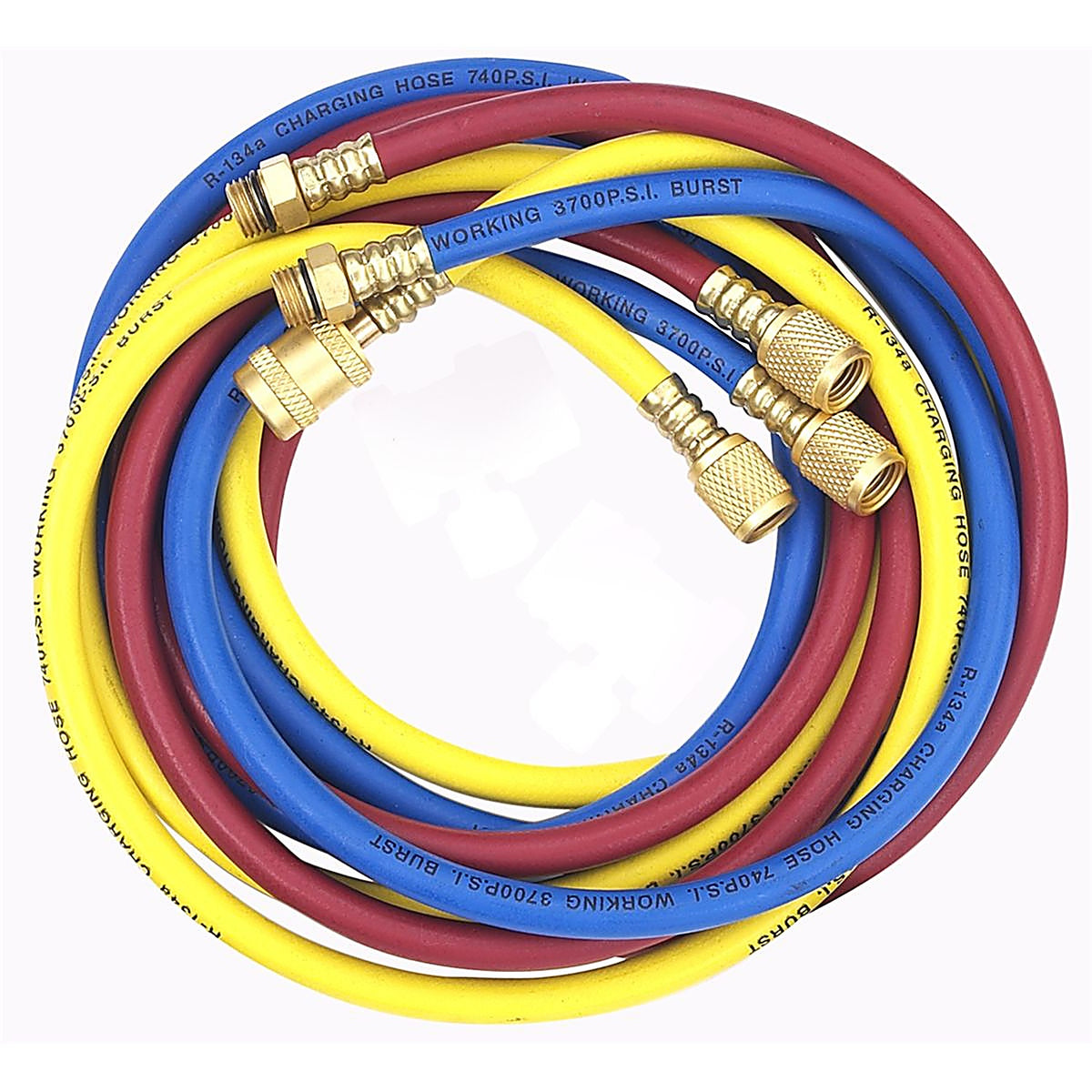 Robinair - 60096 - Color-Coded Enviro-Guard Hose for R-134A, 3 pc