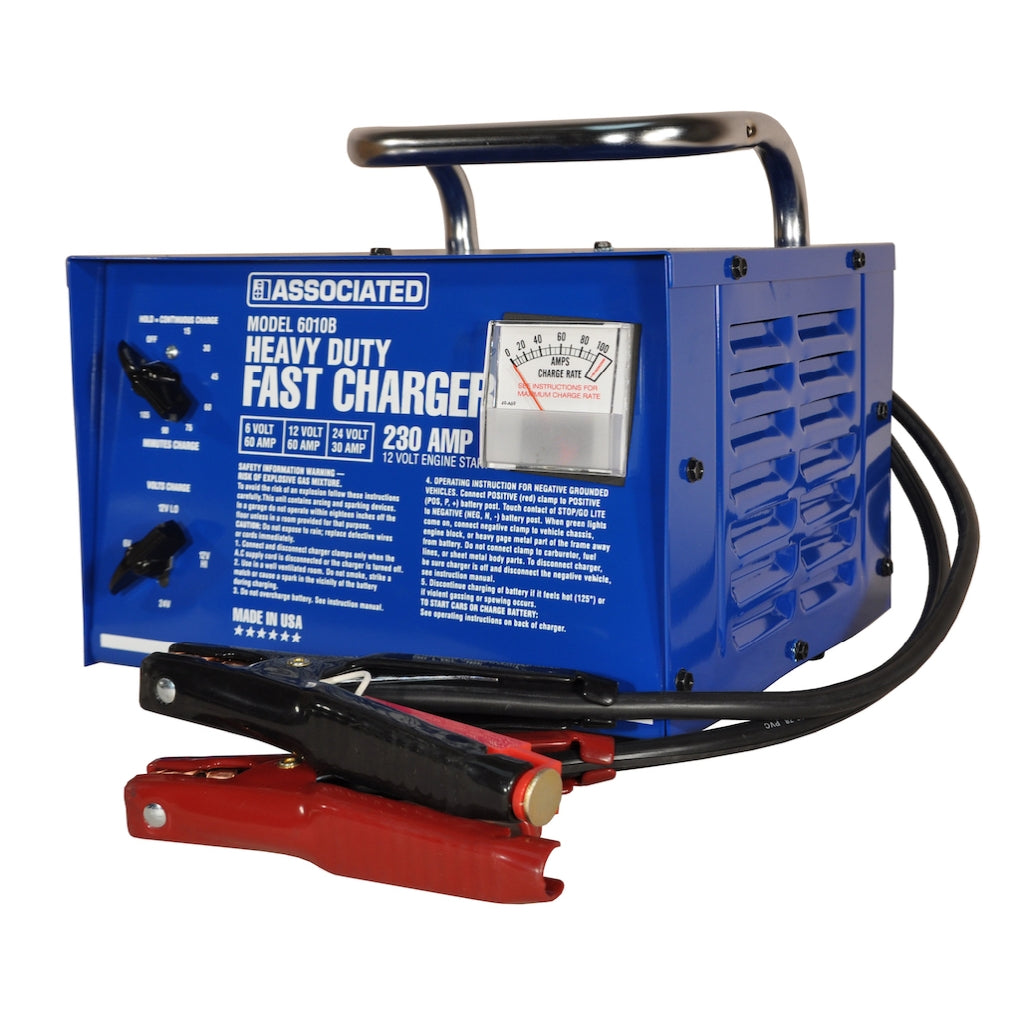 Associated Auto Equipment - 6010B - 6/12/24V 60A PORTABLE CHARGER