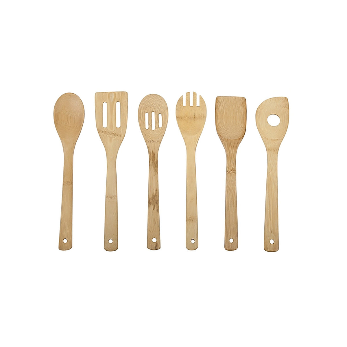 Core Kitchen - AC29902 - 4.37 in. W x 15.35 in. L Natural Bamboo Utensil Set L-15.35 W-4.37 H-2.48
